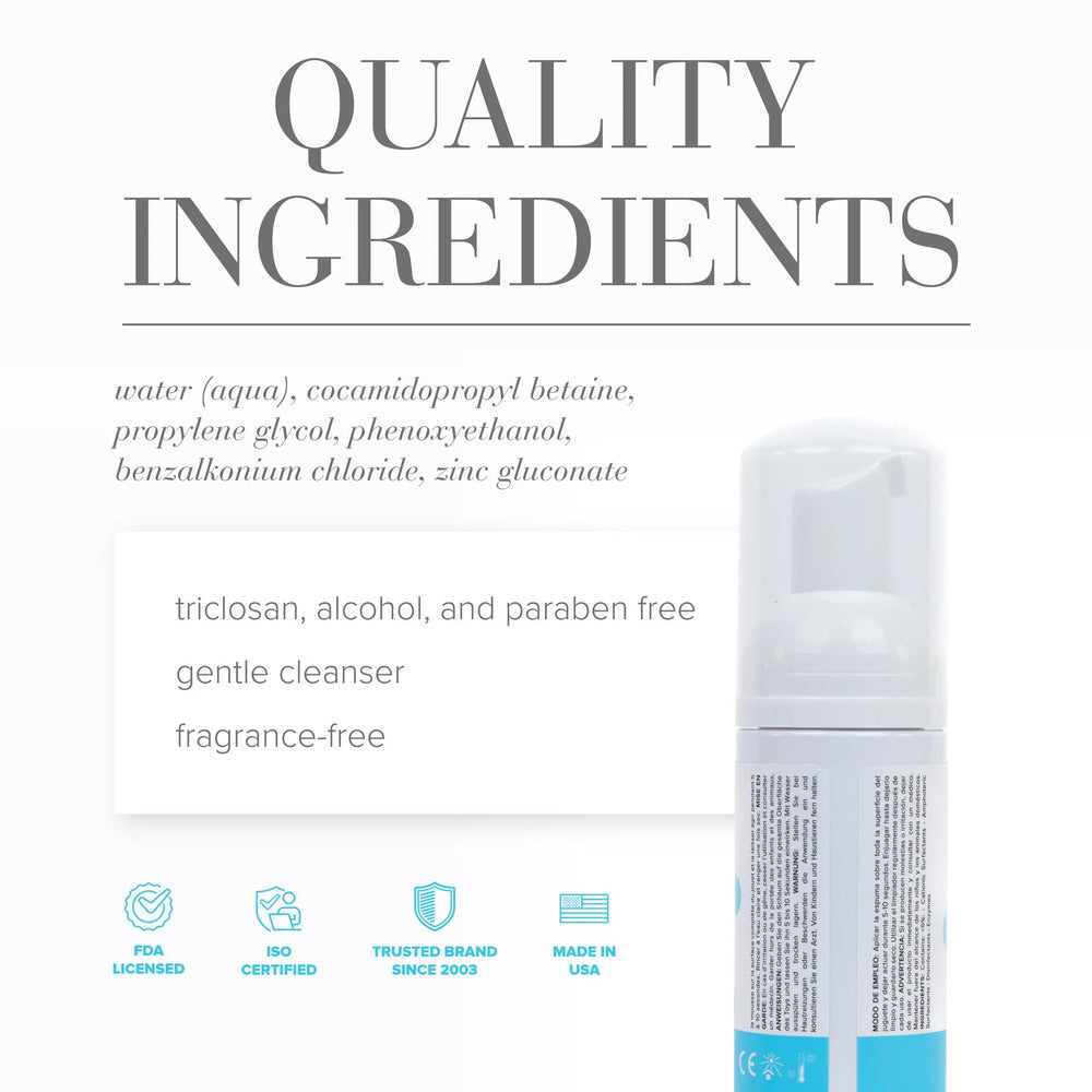 Refresh Foaming Toy Cleaner Fragrance Free 50ml