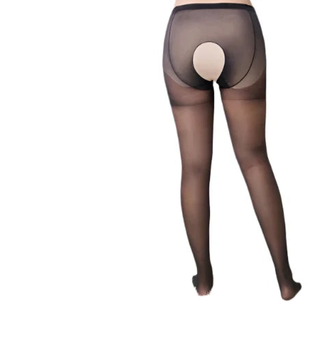 Open Crotch Plus Size Pantyhose