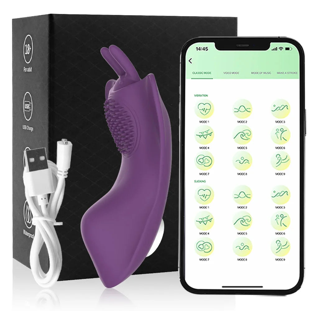 App Controlled Rabbit Vibrating Panties