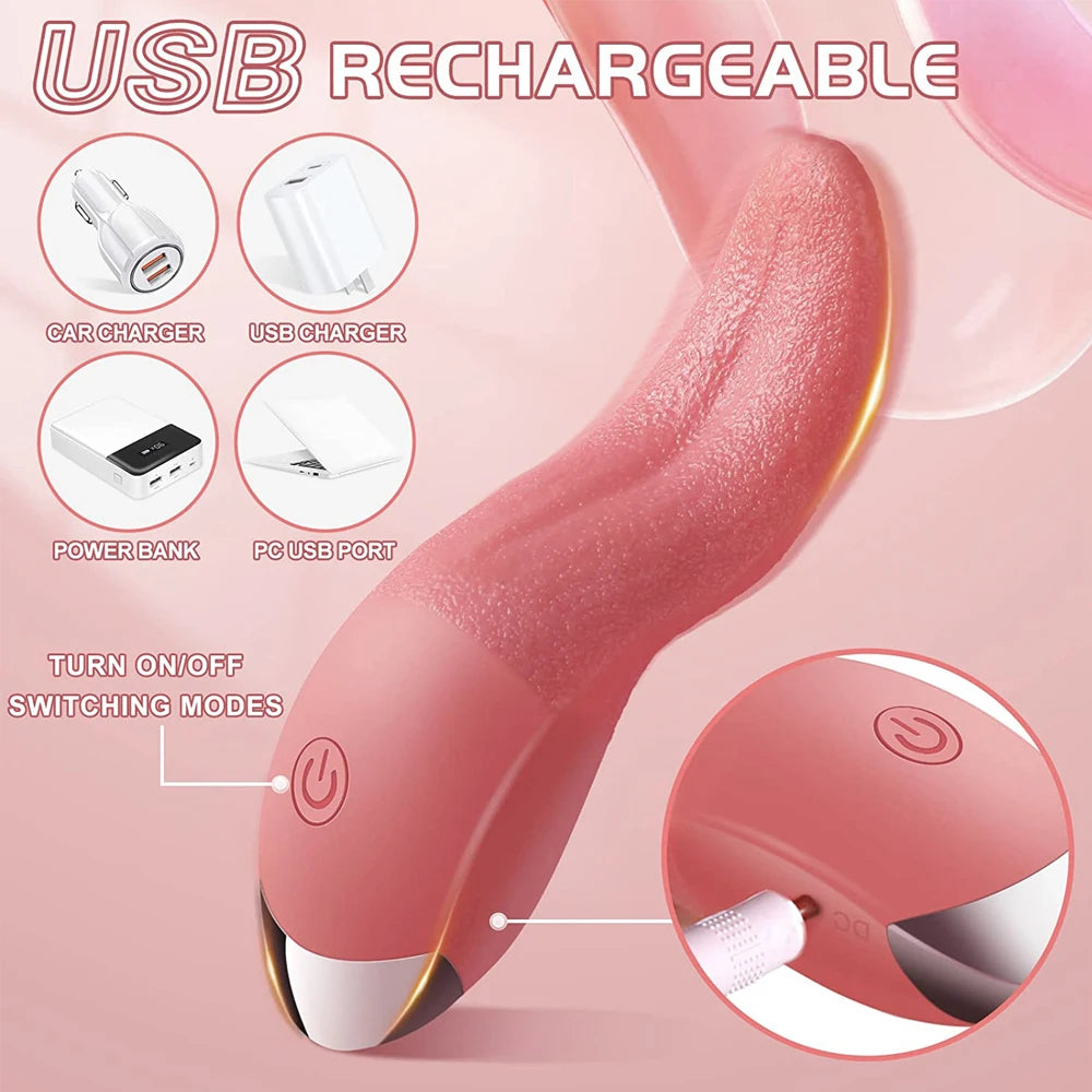 Clit Licking Tongue Vibrator