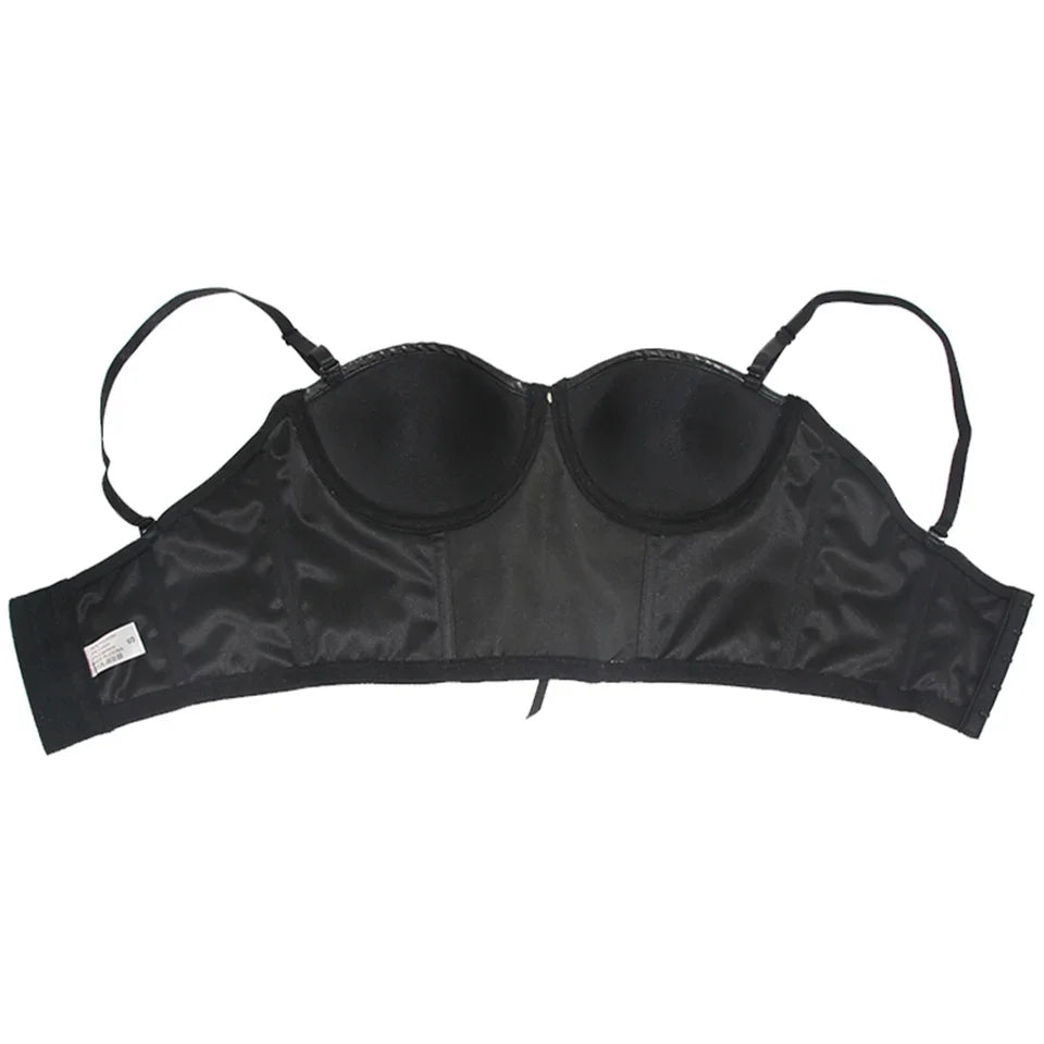 Overbust Leopard Leather Fiona Corset
