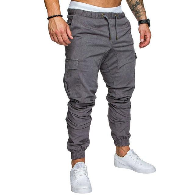 Men's Multi-Pocket Joggers Gym Pants - 2 desire