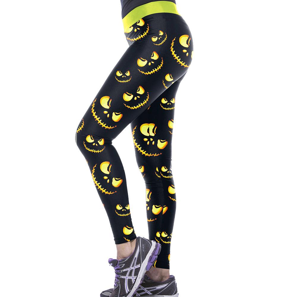 Women's Pumpkin Gym Leggings - 2 desire