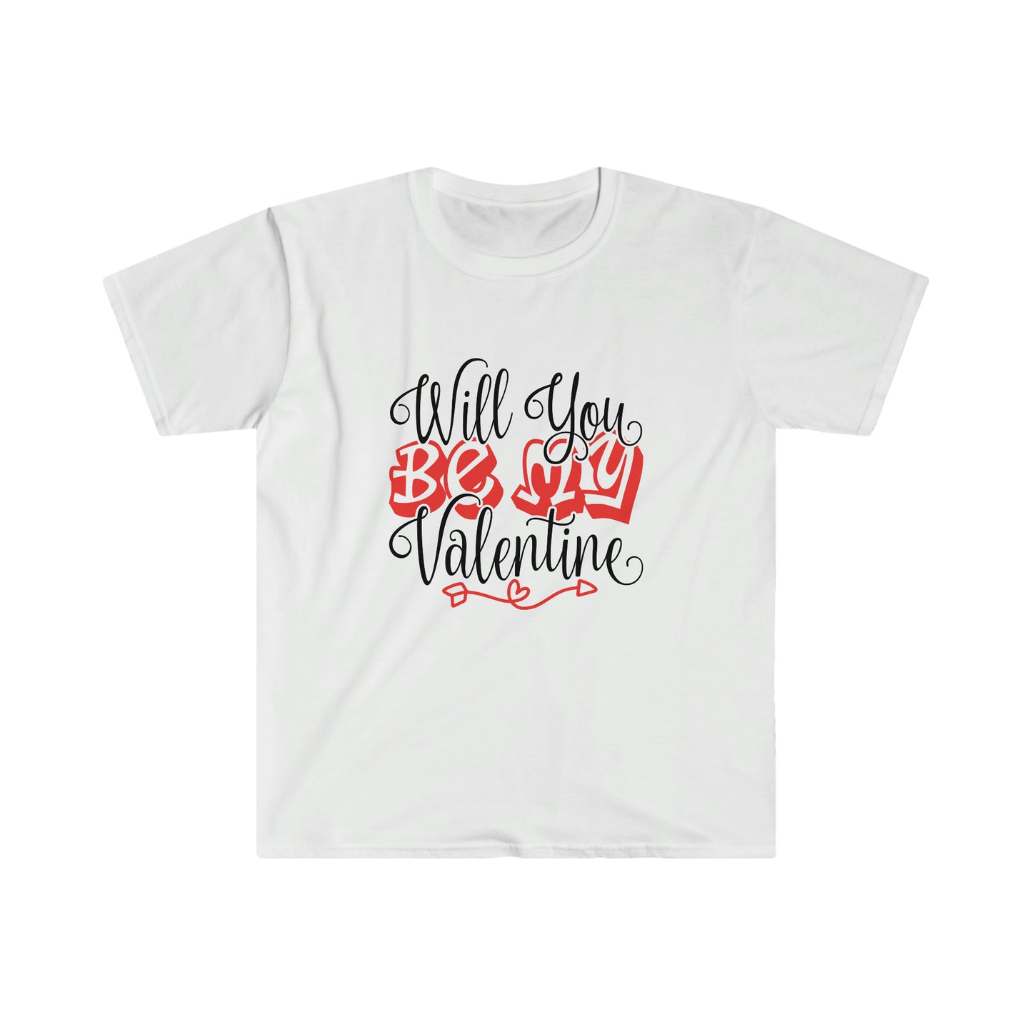 Unisex Will You Be My Valentine T-Shirt - 2 desire