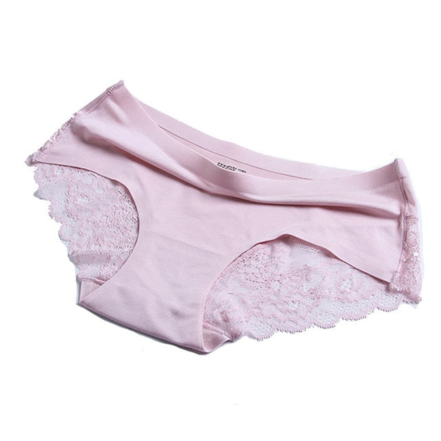 Women's Sexy Seamless Lace Panties - 2 desire