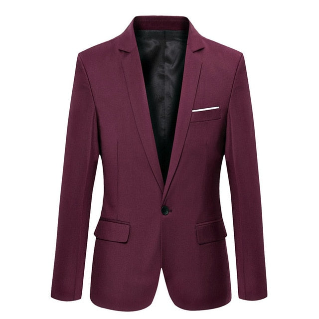 Men's Fashion Slim Blazer - 2 desire