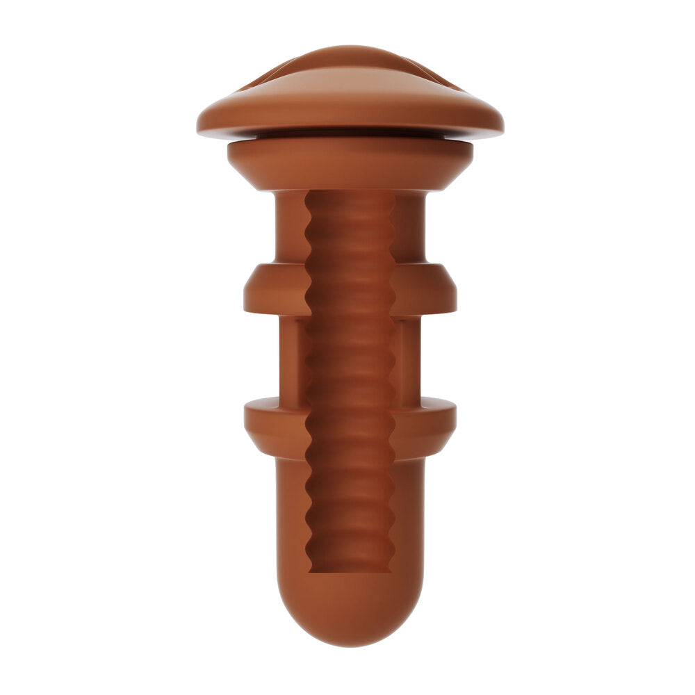 Autoblow A.I Reusable Mouth Sleeve Flesh Brown - 2 desire