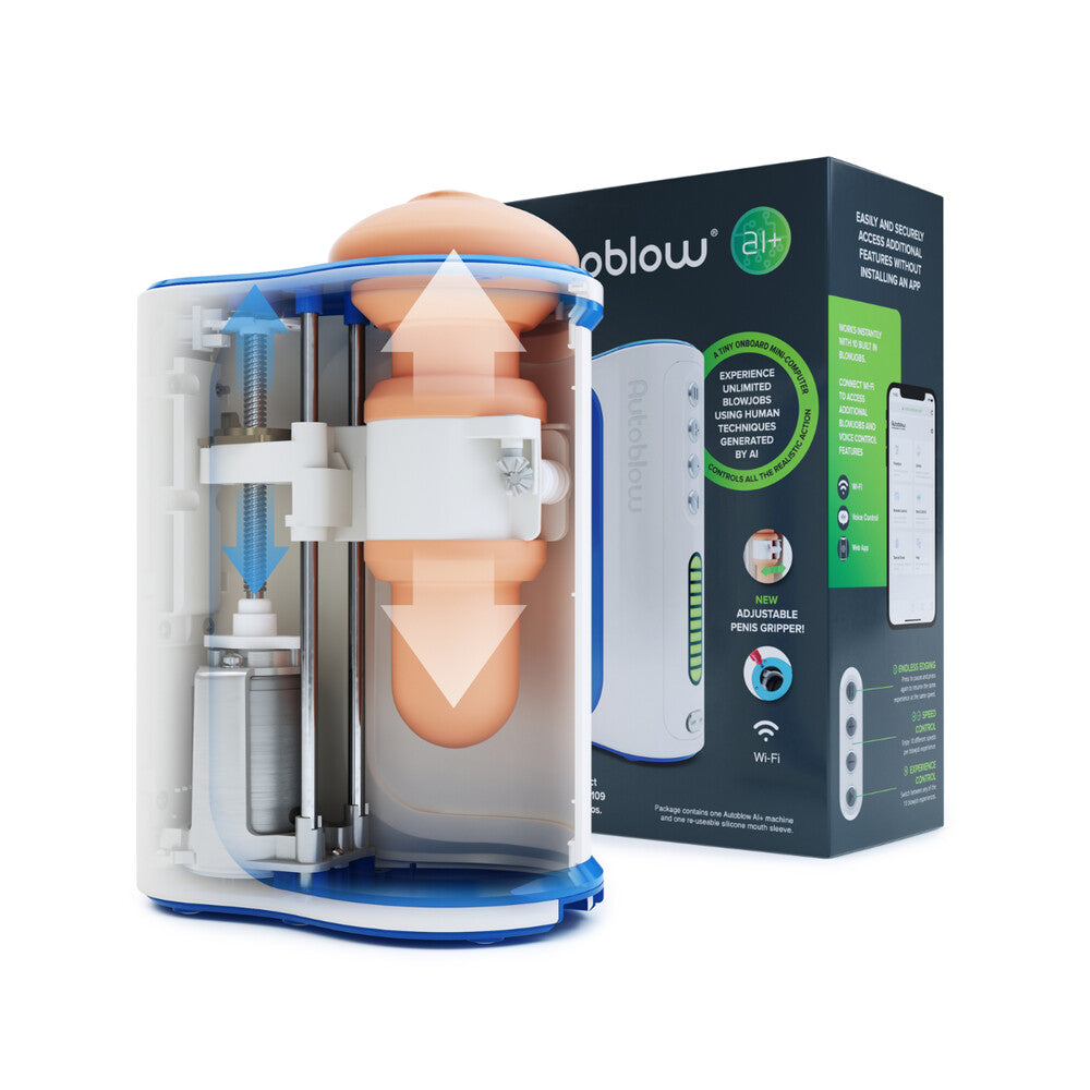 Autoblow A.I. Plus Adjustable Blow Job Machine - 2 desire