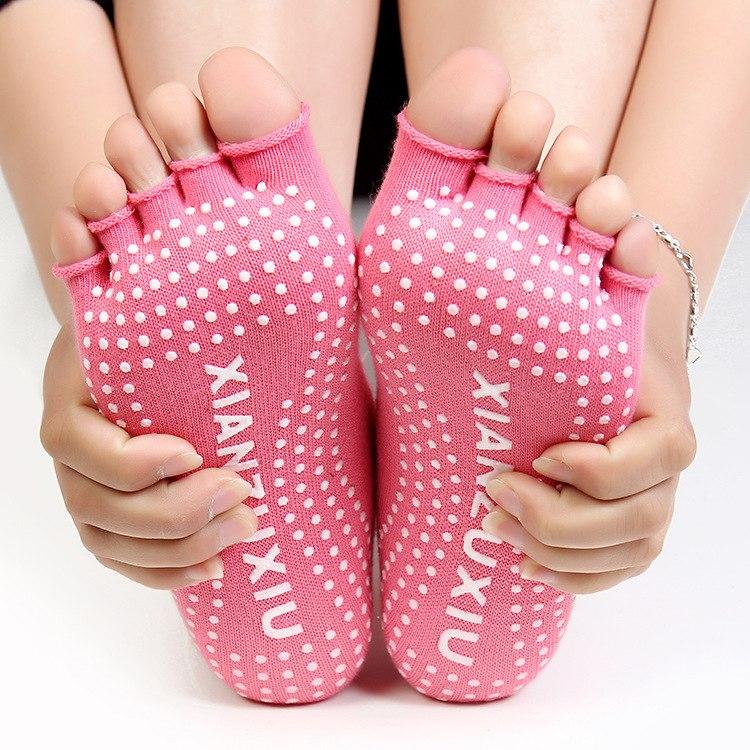 Women Yoga Socks Half Toe - 2 desire