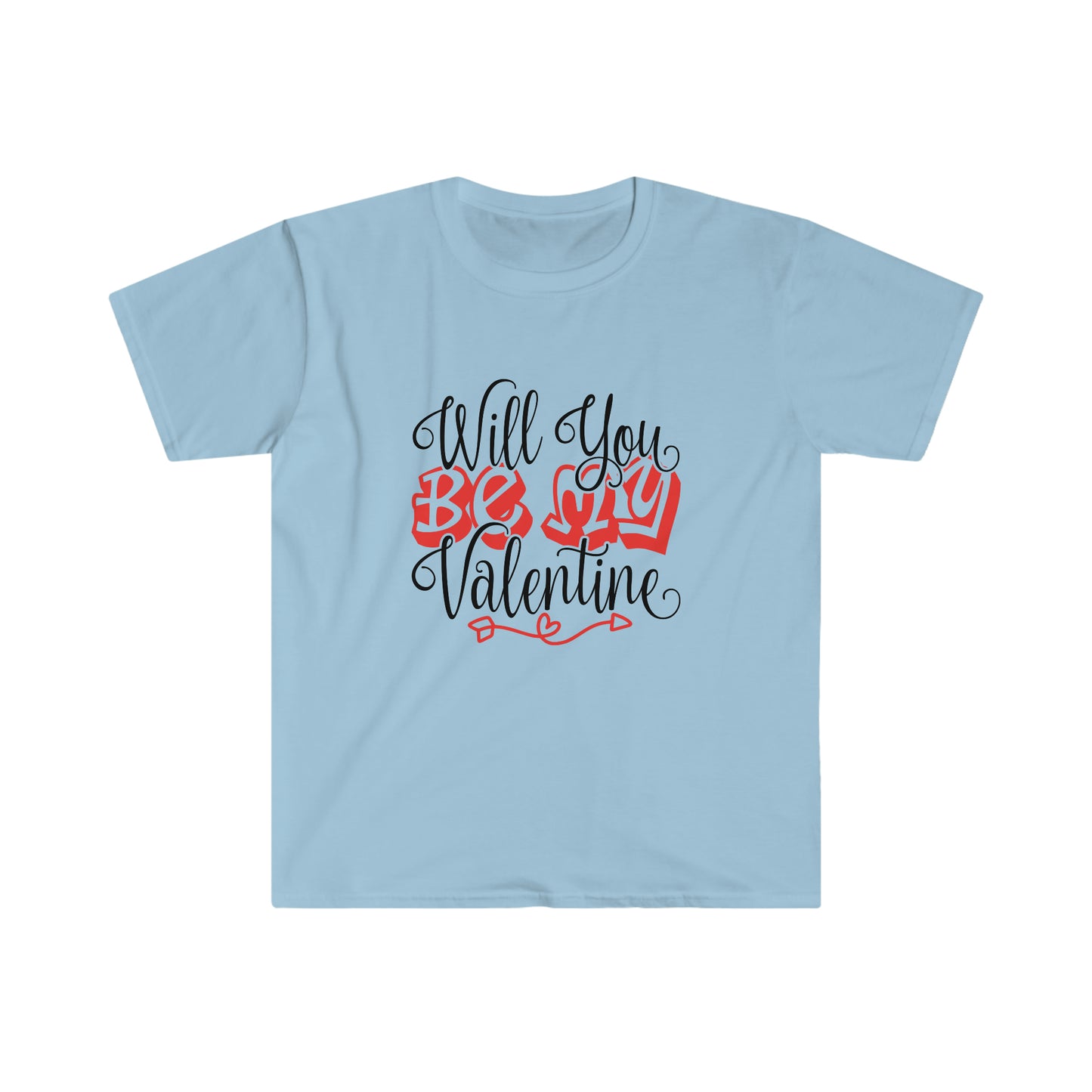 Unisex Will You Be My Valentine T-Shirt - 2 desire
