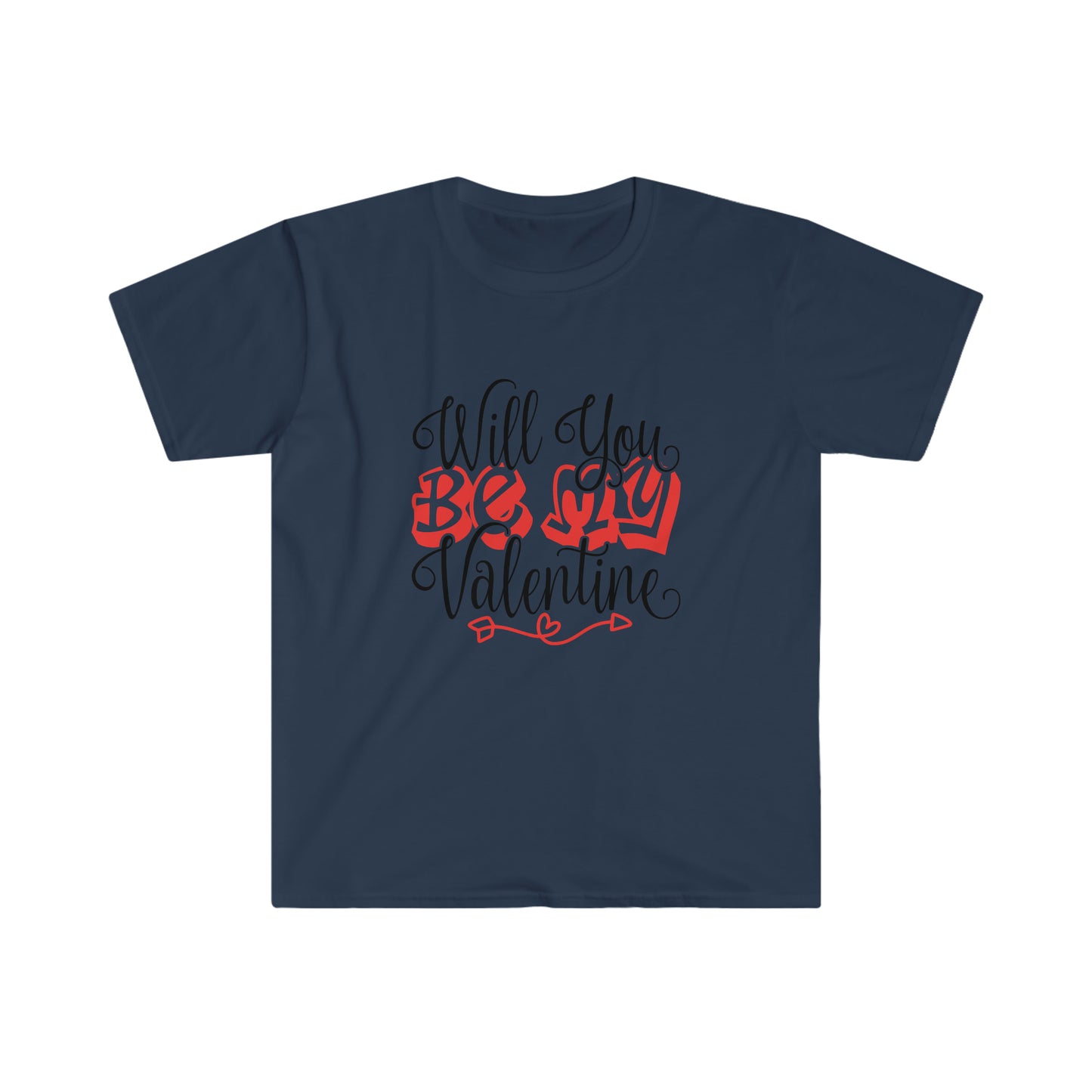 Unisex Will You Be My Valentine T-Shirt - 2 desire