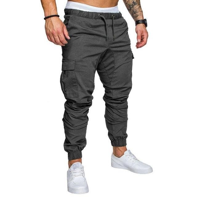 Men's Multi-Pocket Joggers Gym Pants - 2 desire