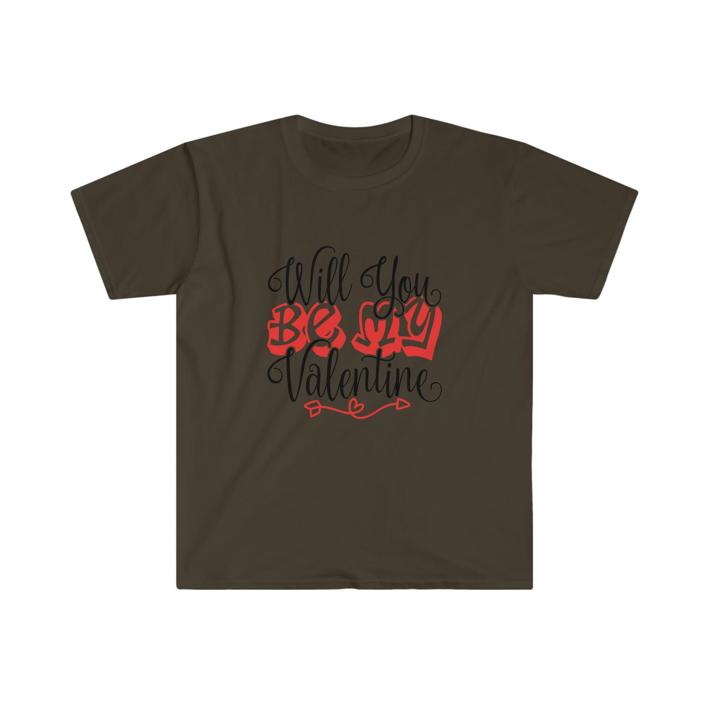 Unisex Will You Be My Valentine T-Shirt - 2 desire