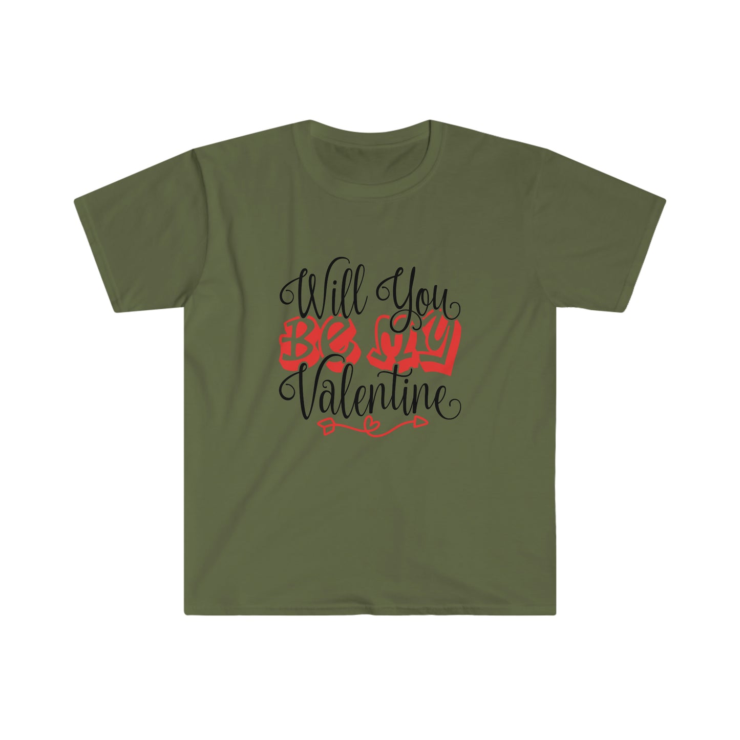Unisex Will You Be My Valentine T-Shirt - 2 desire