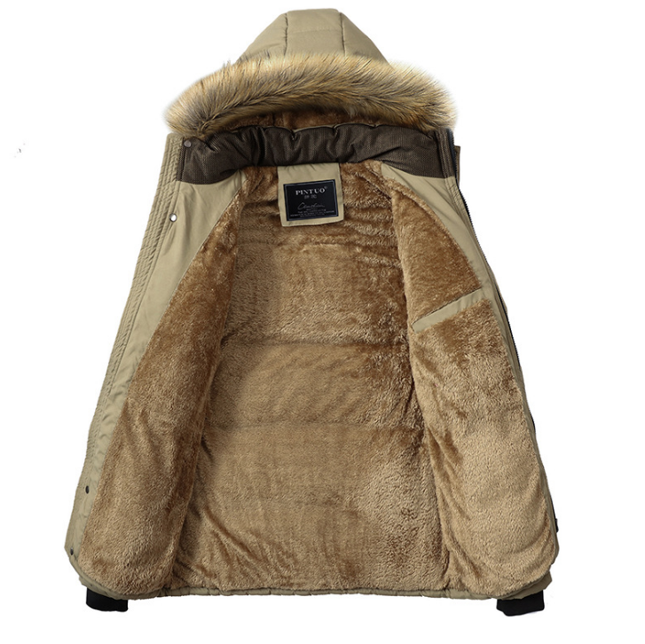 Men's Hooded Winter Warm Jacket - 2 desire