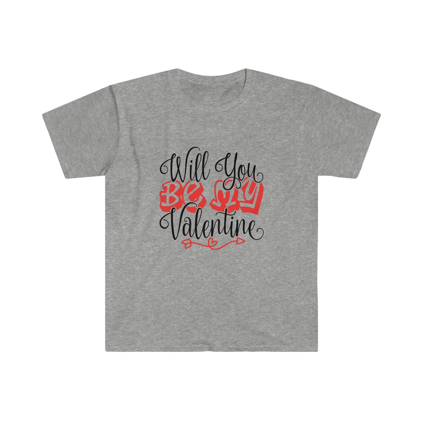 Unisex Will You Be My Valentine T-Shirt - 2 desire
