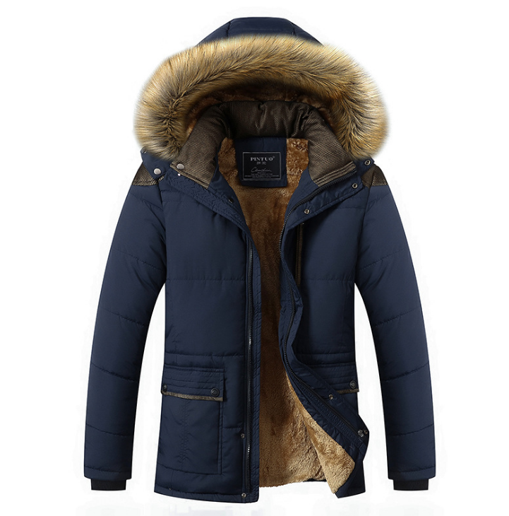 Men's Hooded Winter Warm Jacket - 2 desire