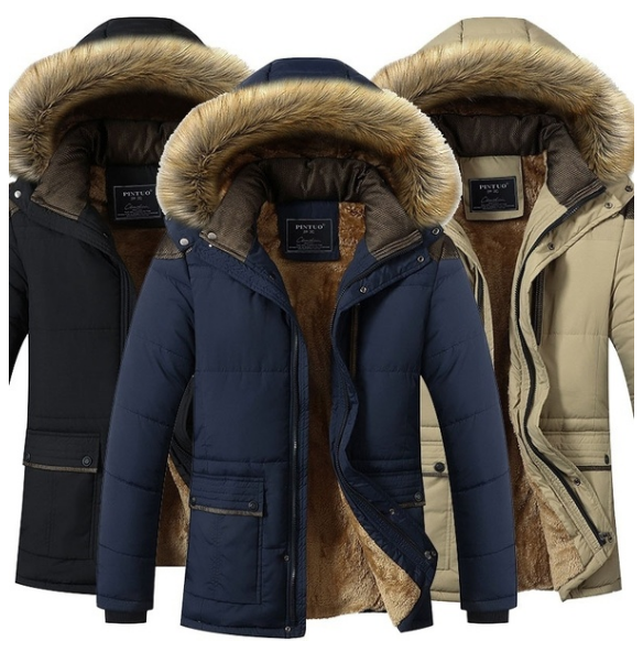 Men's Hooded Winter Warm Jacket - 2 desire