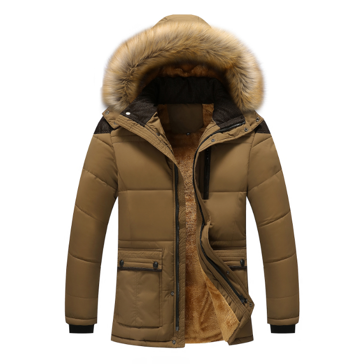 Men's Hooded Winter Warm Jacket - 2 desire