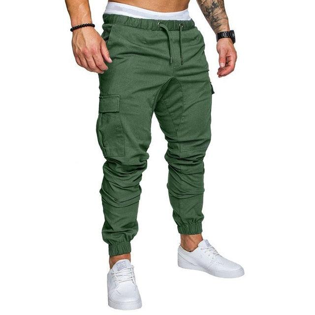 Men's Multi-Pocket Joggers Gym Pants - 2 desire