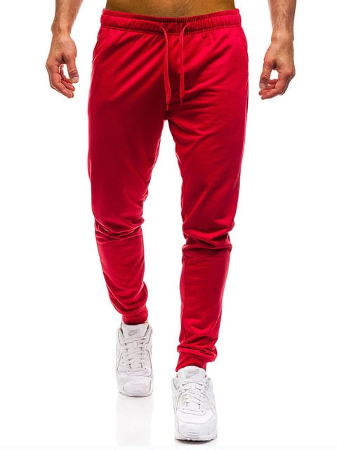 Men's Elastic Joggers Gym Pants - 2 desire
