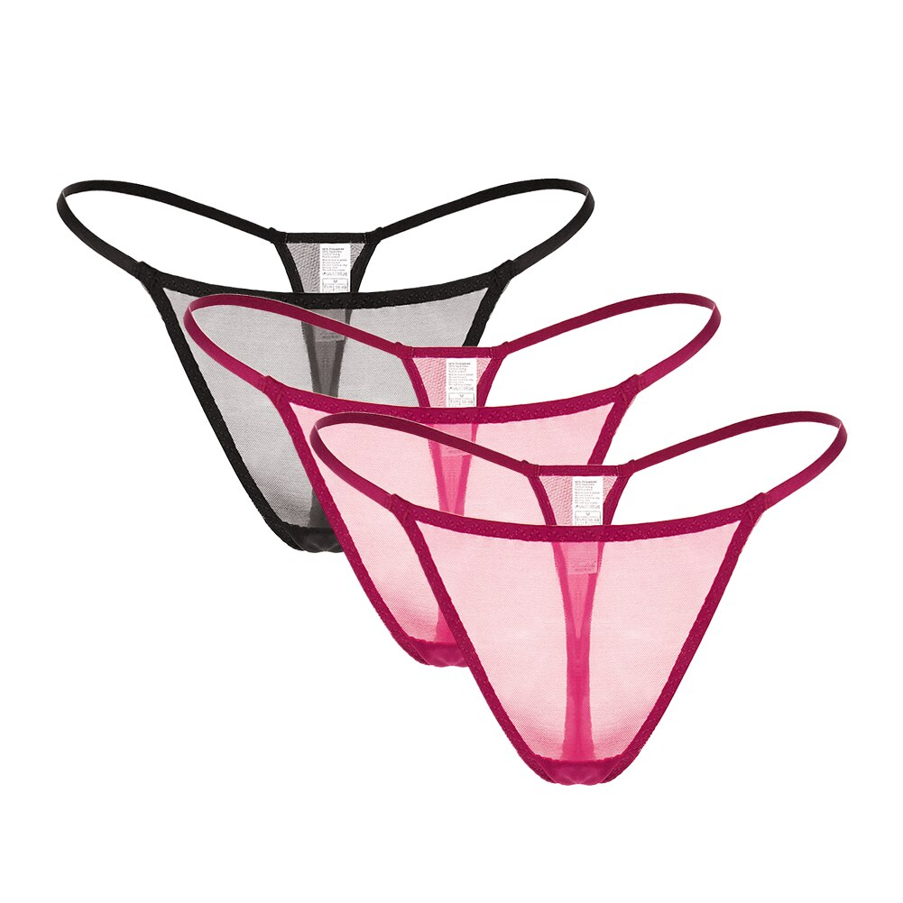 Hot Transparent G-String 3 Pieces - 2 desire