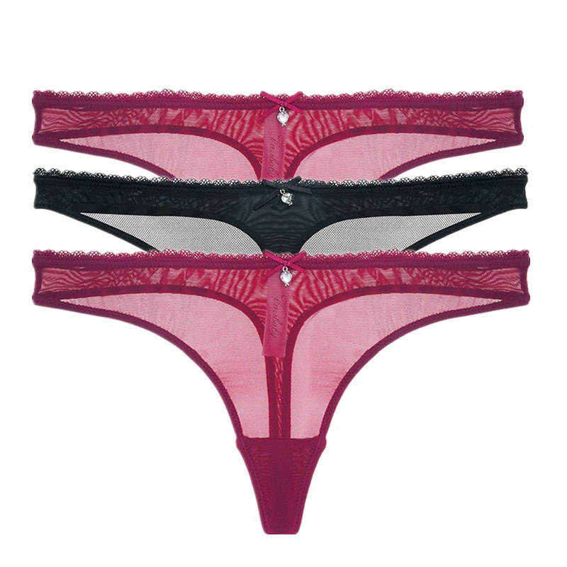 Hot Transparent Thong 3 Pieces - 2 desire