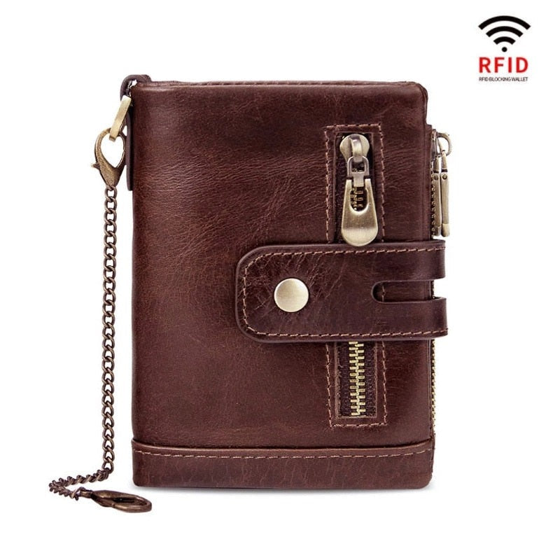 Men's Quality Cowhide Genuine Leather Wallet - 2 desire