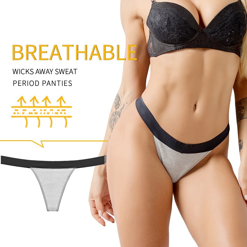 Sexy Four Layers Period Panties G-Strings 3-5 Pieces - 2 desire