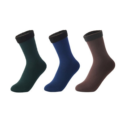 Women's Winter Warm Fleece Socks 3Pieces - 2 desire