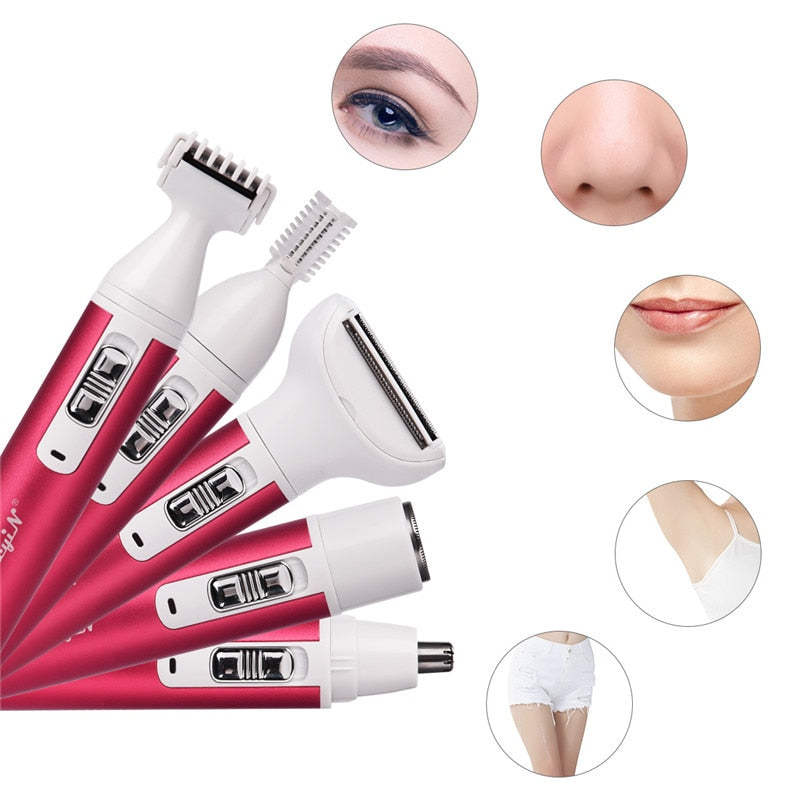 5 in 1 Electric Rechargeable Lady Shaver - 2 desire