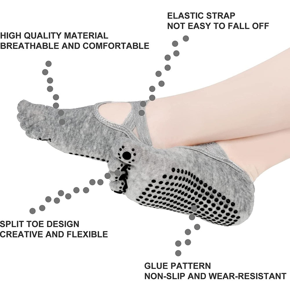 Five Toe Yoga Yoga Socks - 2 desire