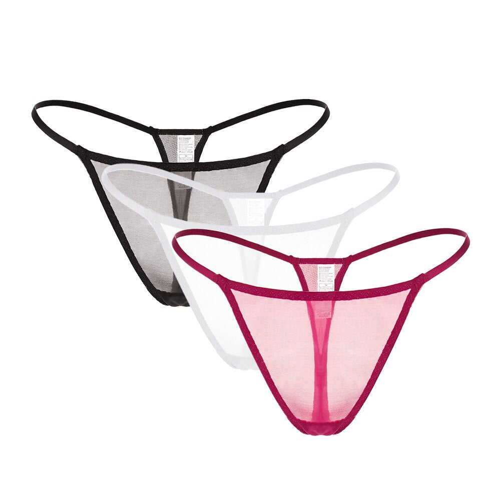 Hot Transparent G-String 3 Pieces - 2 desire