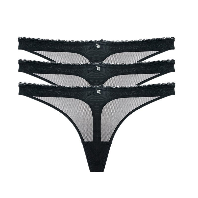 Hot Transparent Thong 3 Pieces - 2 desire