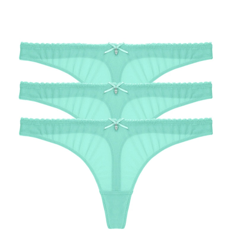 Hot Transparent Thong 3 Pieces - 2 desire