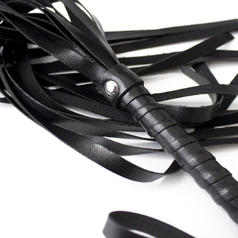 BDSM PU Leather Whip Flogger Nine Tail - 2 desire