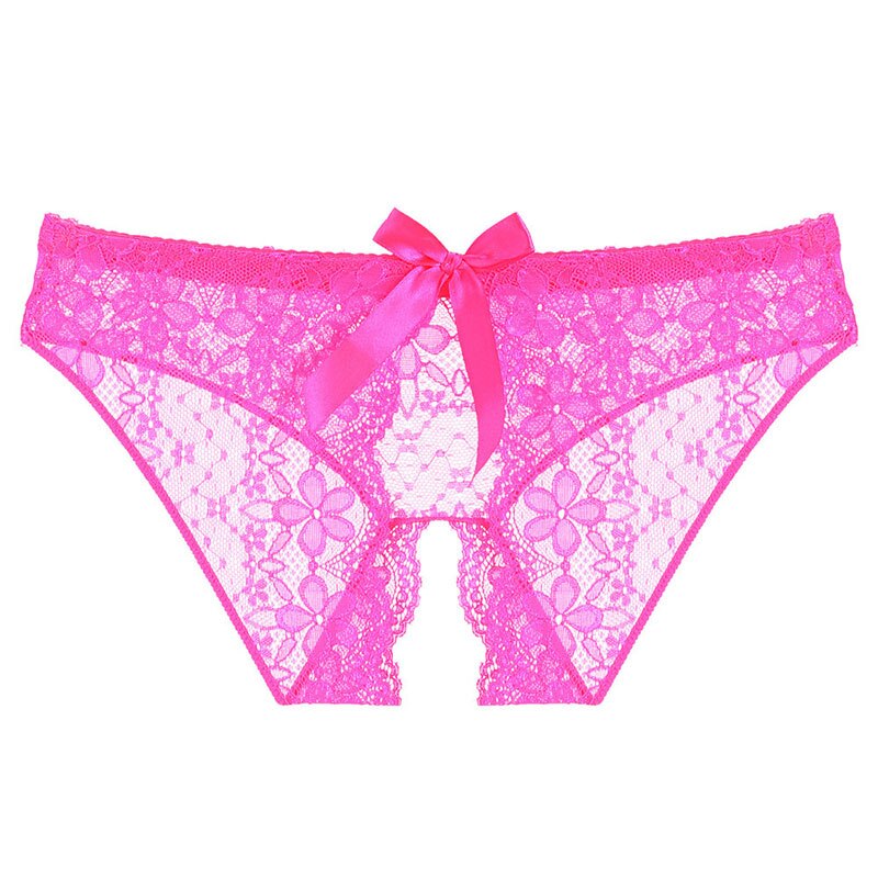 Crotchless Transparent Lace Panties - 2 desire