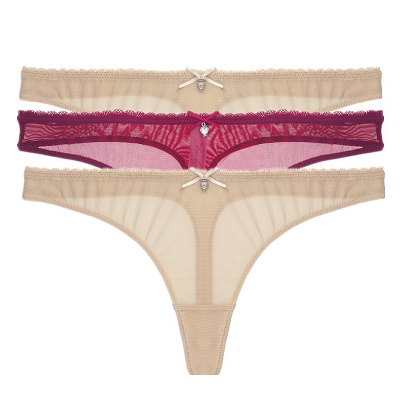 Hot Transparent Thong 3 Pieces - 2 desire