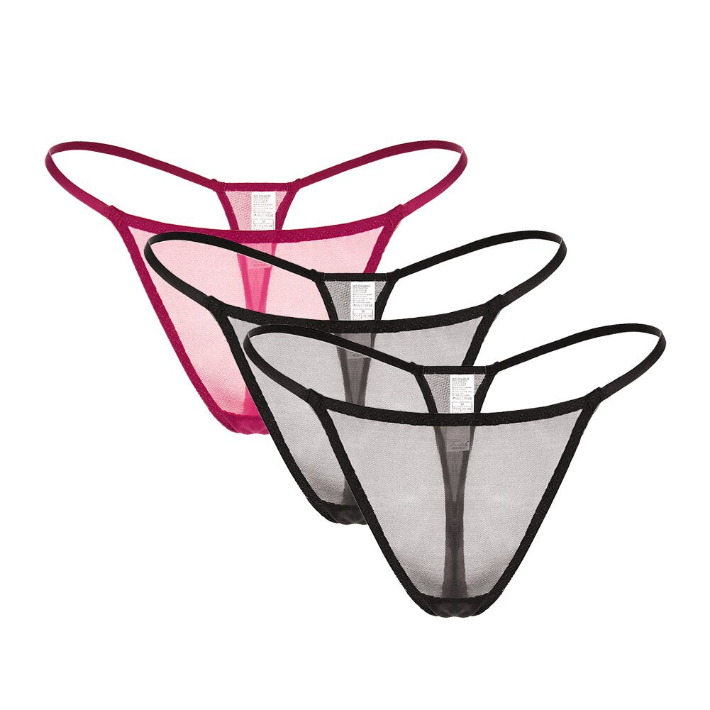 Hot Transparent G-String 3 Pieces - 2 desire