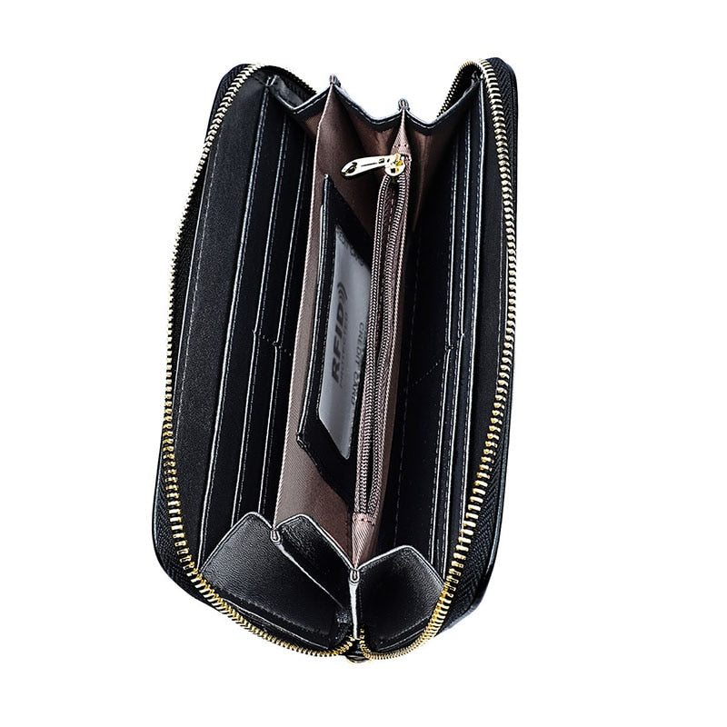 Women's Genuine Leather Wallet - 2 desire