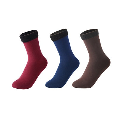 Women's Winter Warm Fleece Socks 3Pieces - 2 desire