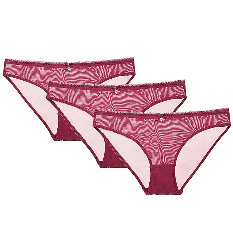 Women's Transparent Panties 3 Pieces - 2 desire