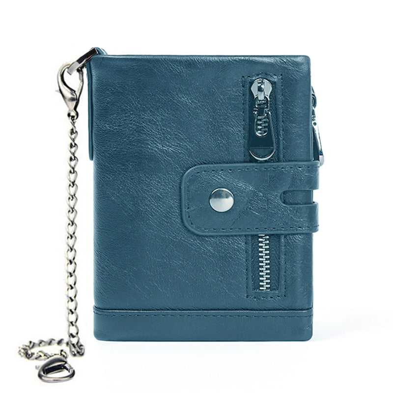 Men's Quality Cowhide Genuine Leather Wallet - 2 desire