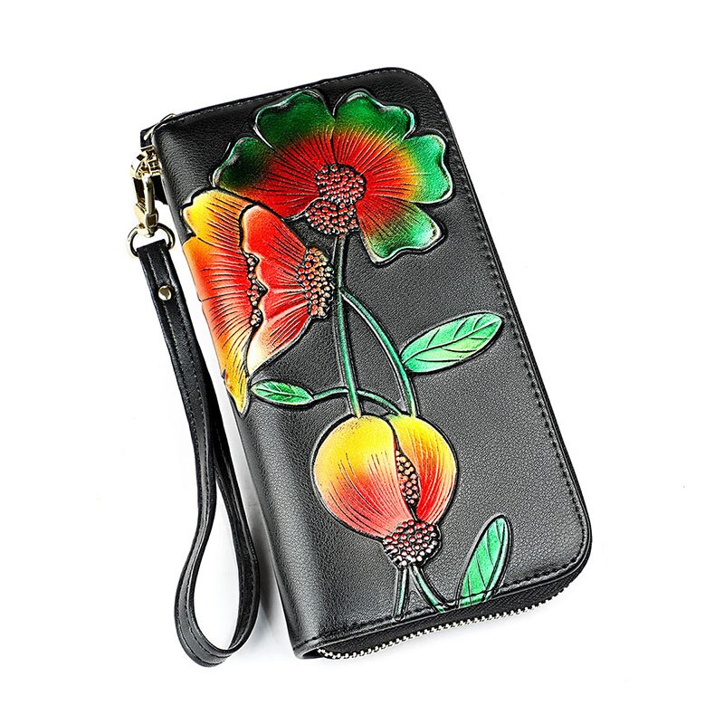 Women's Genuine Leather Wallet - 2 desire