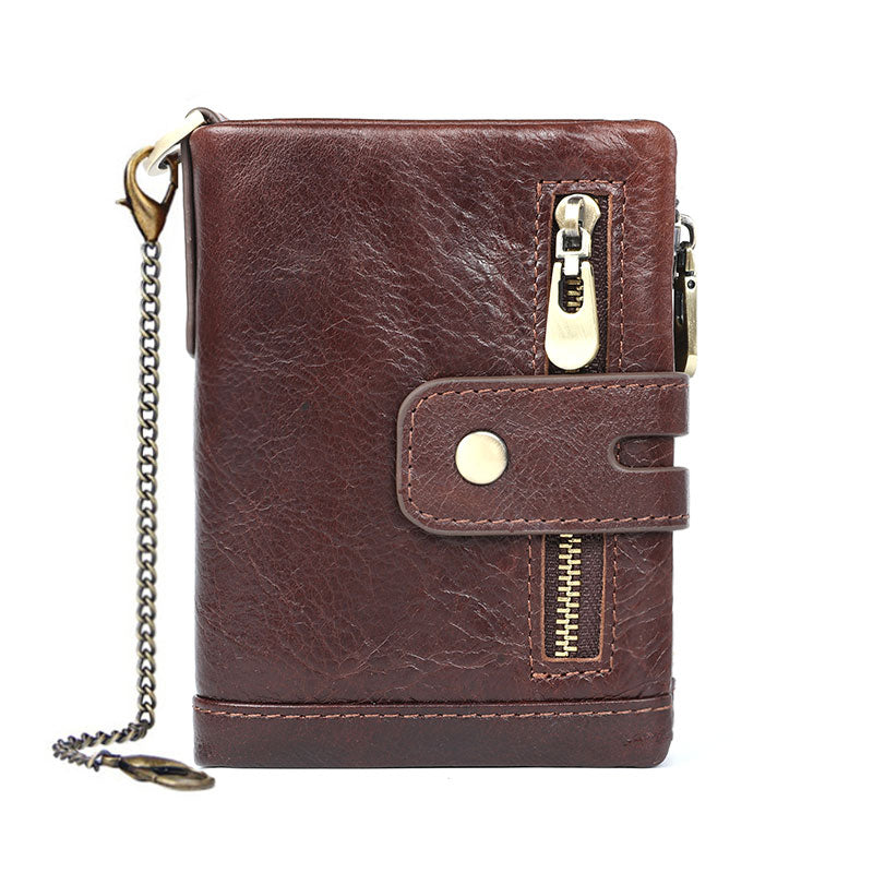 Men's Quality Cowhide Genuine Leather Wallet - 2 desire