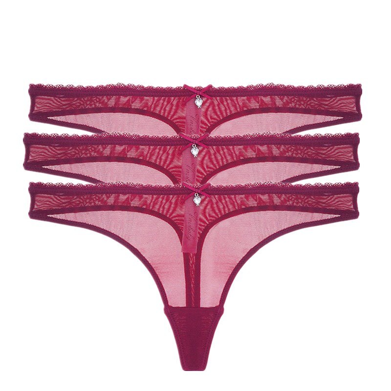 Hot Transparent Thong 3 Pieces - 2 desire