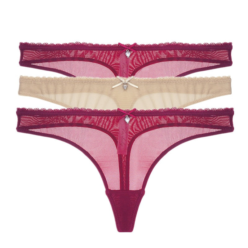 Hot Transparent Thong 3 Pieces - 2 desire