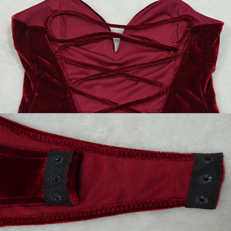 Casual Sleeveless Strapless Bodysuit