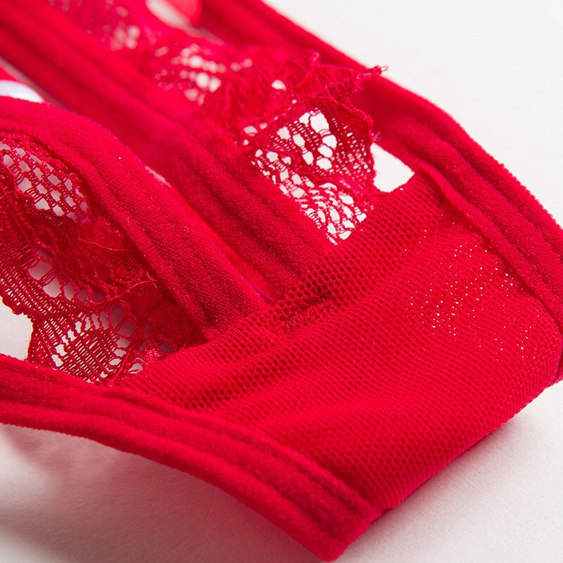 Sexy Opening Crotch Pearl Thong - 2 desire