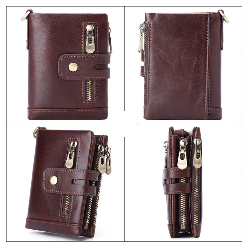 Men's Quality Cowhide Genuine Leather Wallet - 2 desire